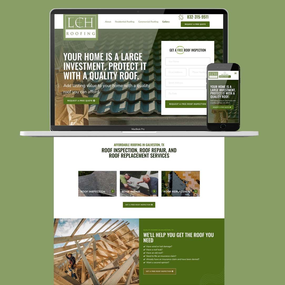 LCH-Roofing-Galveston-Website-Design-portfolio