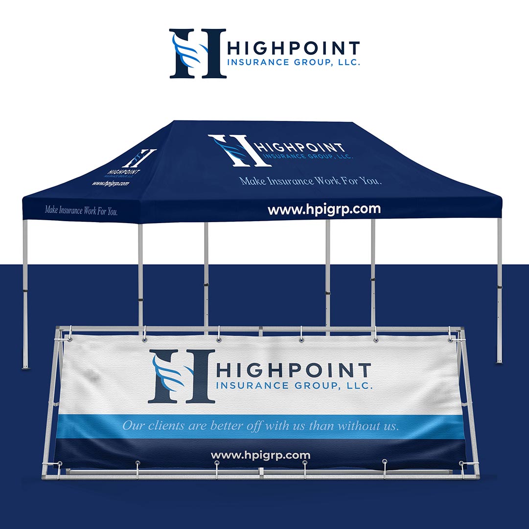 Highpoint-Insurance-Pop-up-Tent-Print-Media-Graphic-Design-portfolio