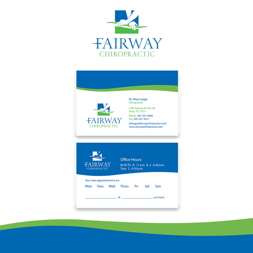Fairway-Chiropractic-Business-Card-Design