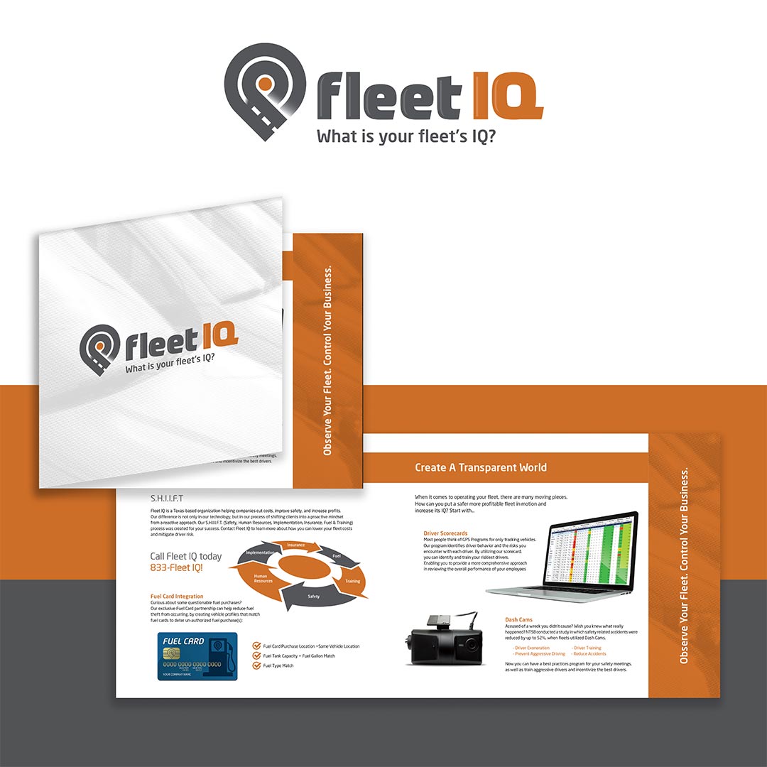 Fleet IQ-bifold-brochure-graphic-design