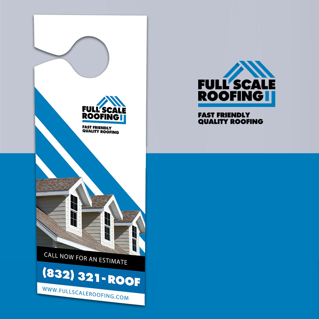Full-Scale-Roofing-Door-Hanger-Graphic-Design-2