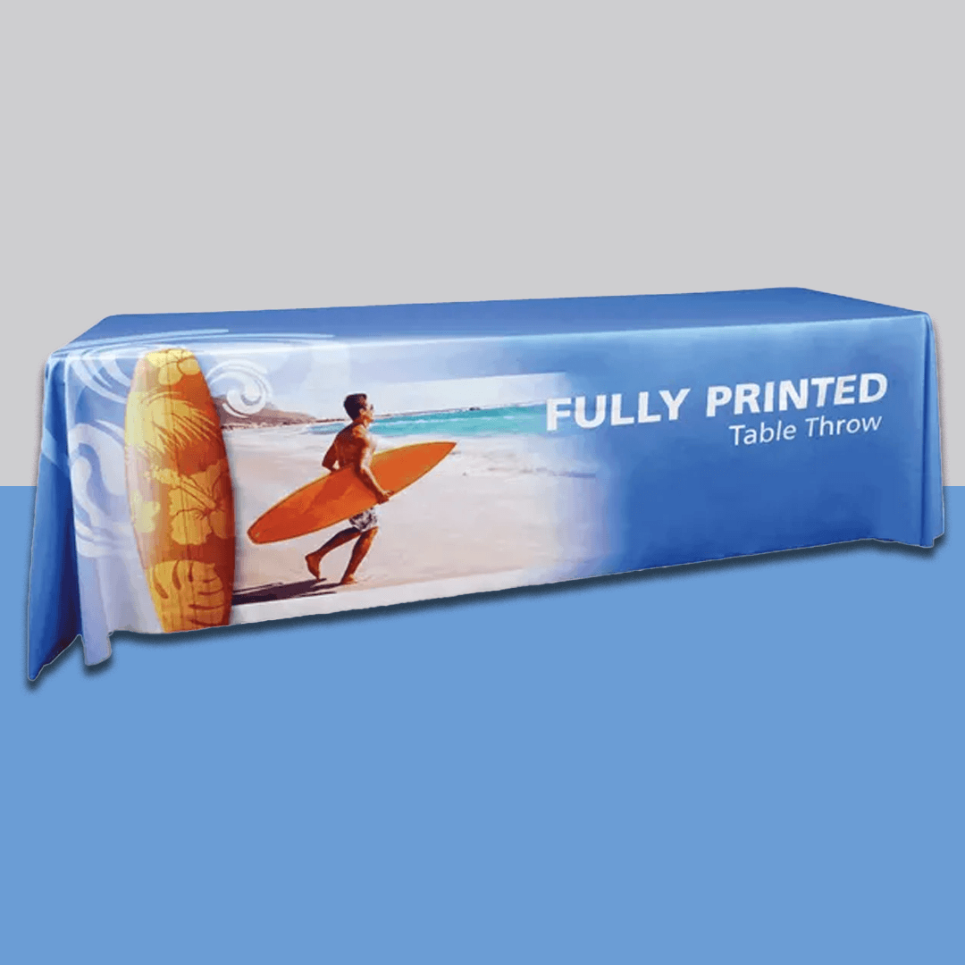 fully printed dye sublimation table cover